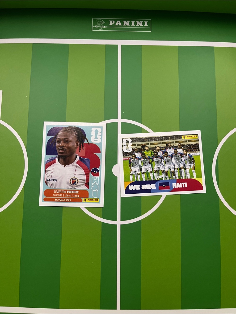 Haiti World Cup panini sticker collection